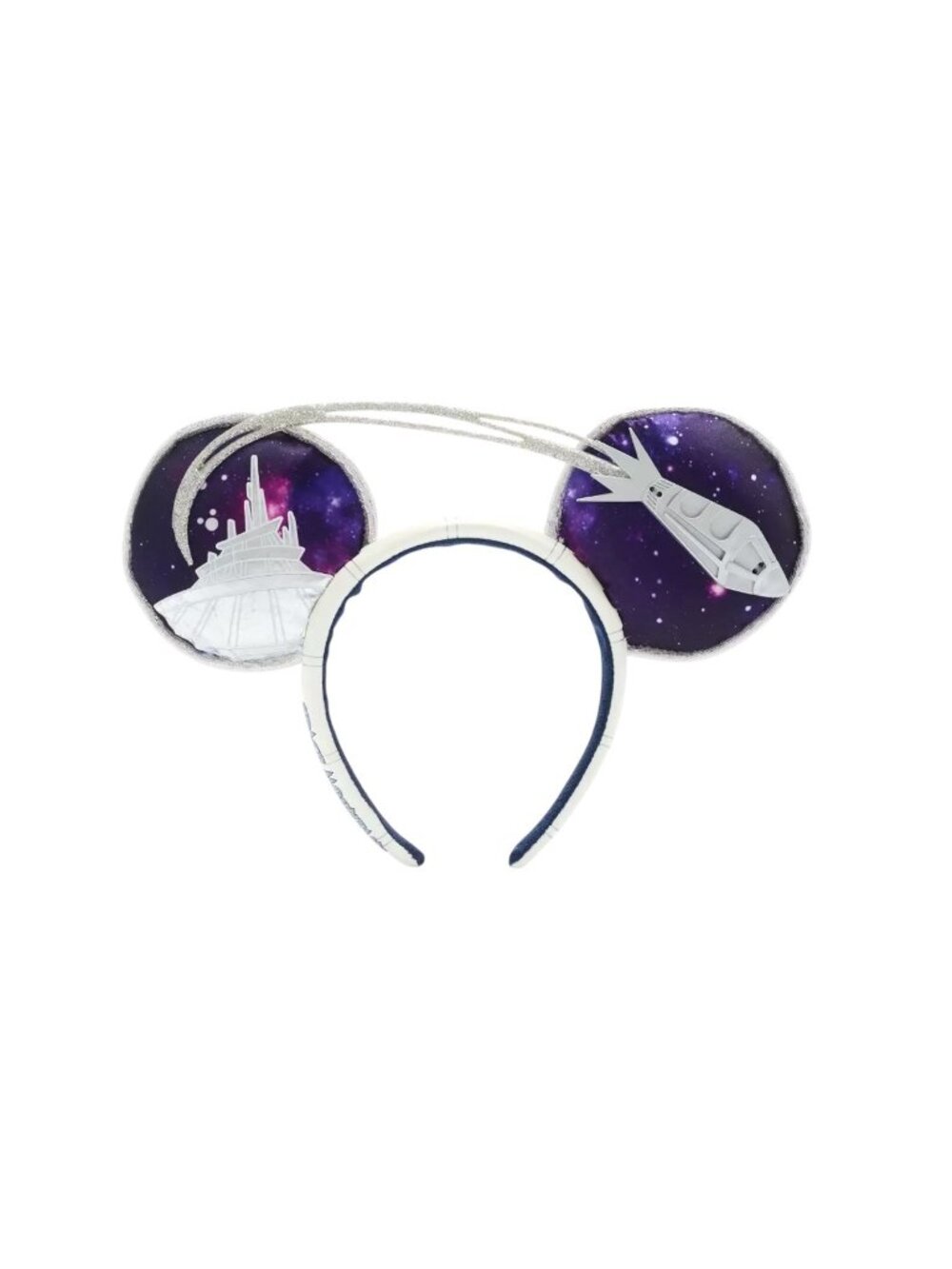 Disney Parks Mickey Mouse Main Attraction Space Mountain Ears Headband